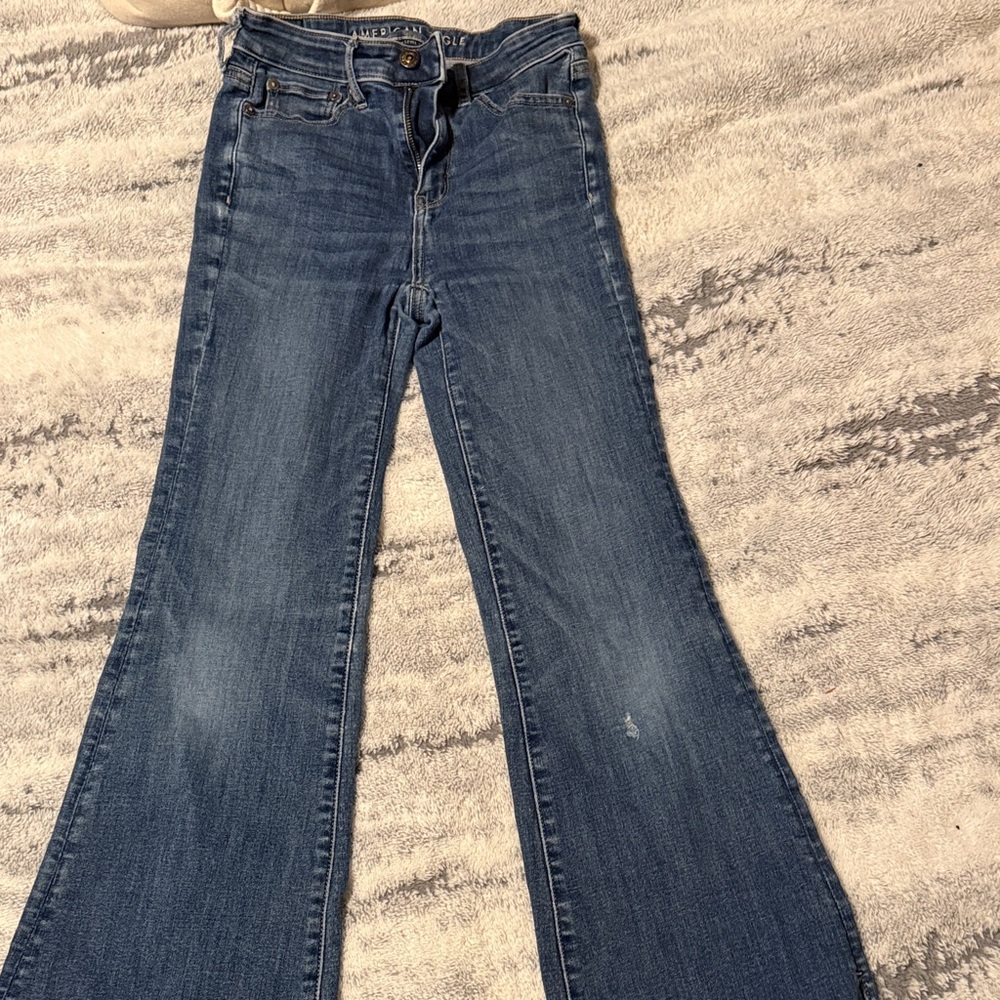 American Eagle Outfitters Blue Boot Cut Jeans
